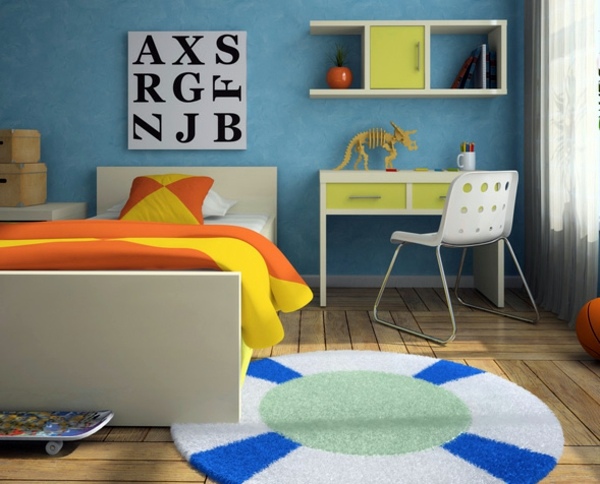 Wall Color Ideas - Create a colorful wall decoration