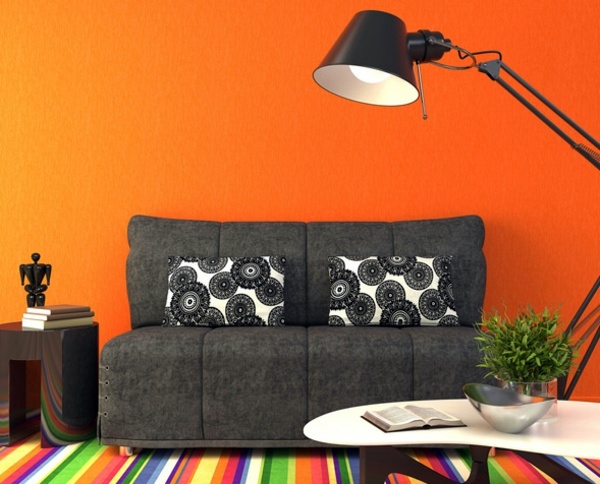 Wall Color Ideas - Create a colorful wall decoration