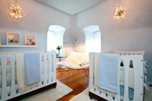 Fabulous, quiet modern nursery designs for triplets