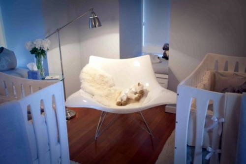 Fabulous, quiet modern nursery designs for triplets