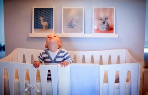 Fabulous, quiet modern nursery designs for triplets