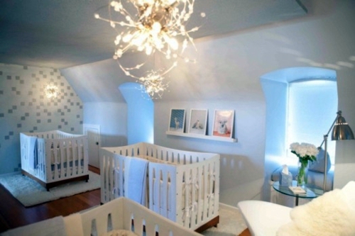 Fabulous, quiet modern nursery designs for triplets