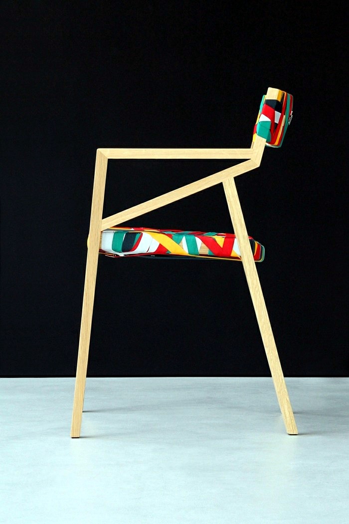 Möbel - Designer Furniture - wooden chairs Bretelle impress you with a unique look