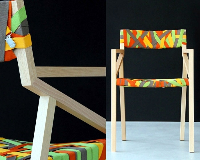 Designer Furniture - wooden chairs Bretelle impress you with a unique look Designer Furniture - wooden chairs Bretelle impress you with a unique look