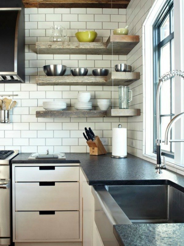 Corner shelf for space saving - Ideas for practical ...