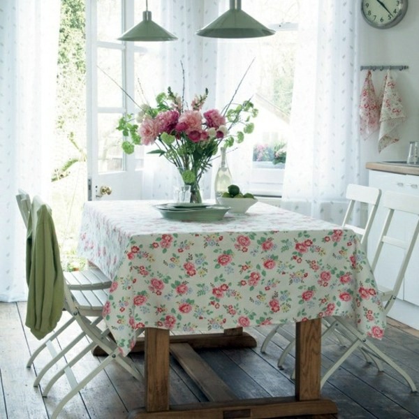 Fresh spring decorations in the dining room - 30 inspiring ideas