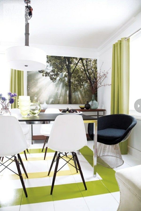 Fresh spring decorations in the dining room - 30 inspiring ideas