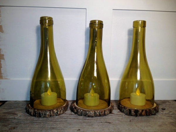 26 craft ideas for DIY projects from wine bottles