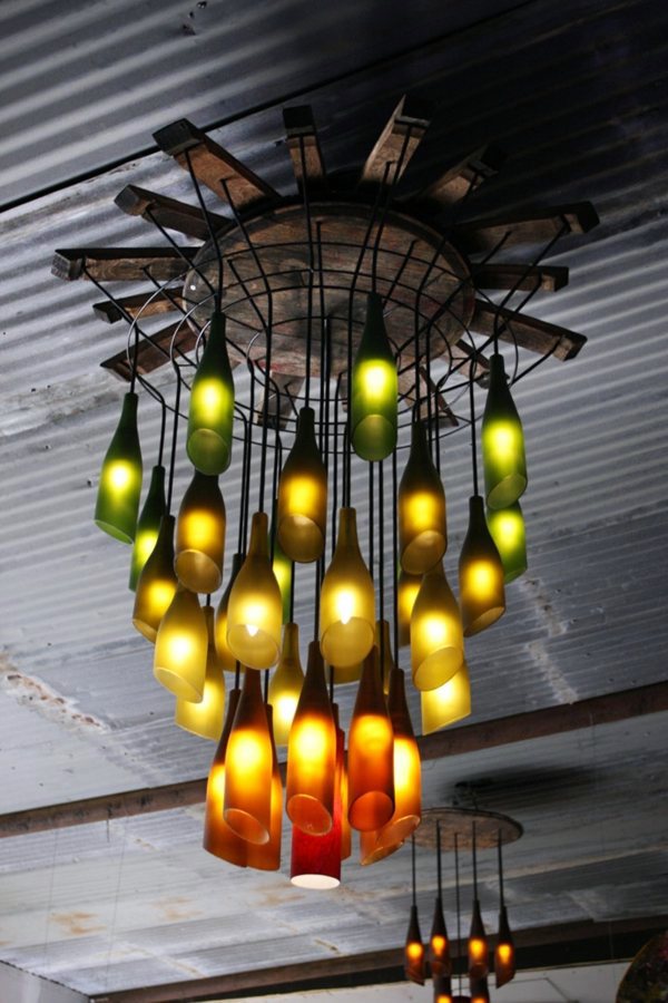26 craft ideas for DIY projects from wine bottles