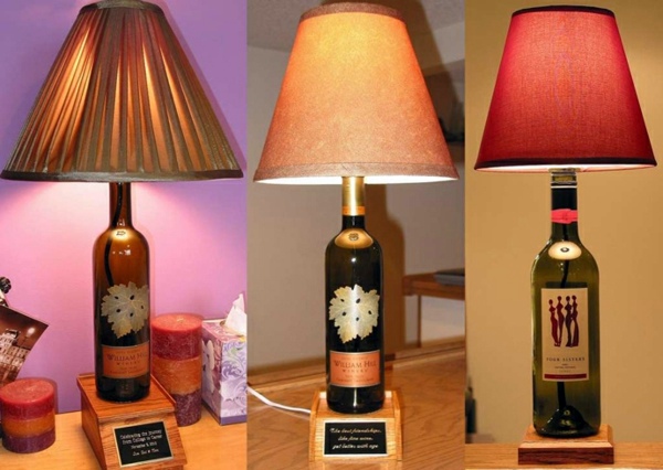 26 craft ideas for DIY projects from wine bottles
