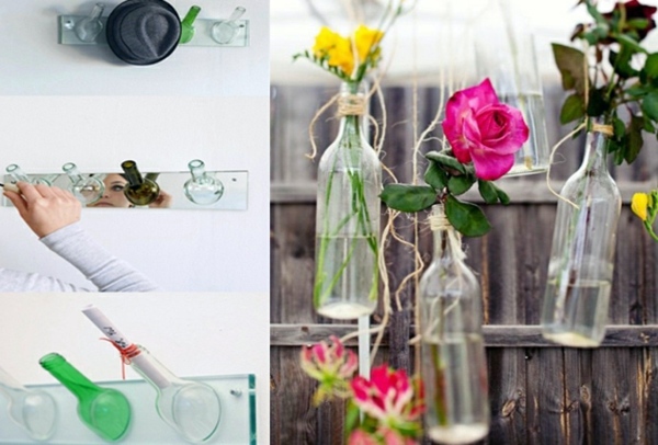 26 craft ideas for DIY projects from wine bottles