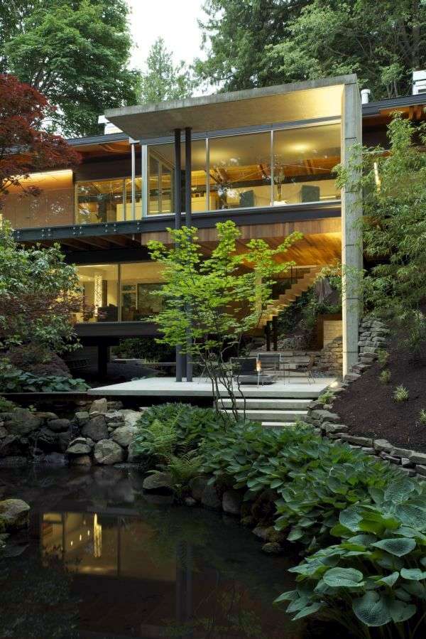 Modern house in the countryside – Southlands Residence in Vancouver offers with nature united interiors