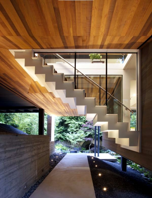 Modern house in the countryside - Southlands Residence in Vancouver offers with nature united interiors