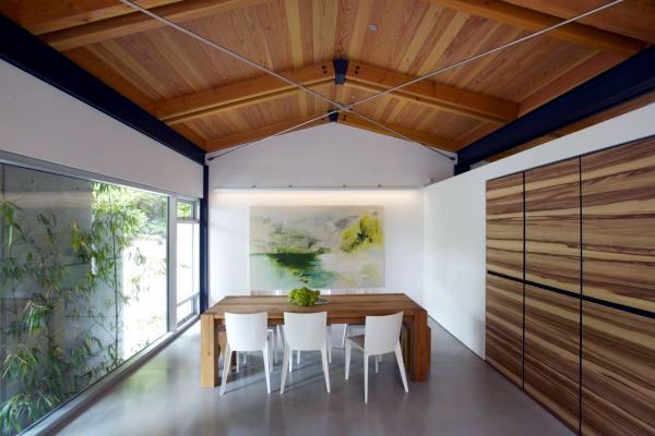 Modern house in the countryside - Southlands Residence in Vancouver offers with nature united interiors