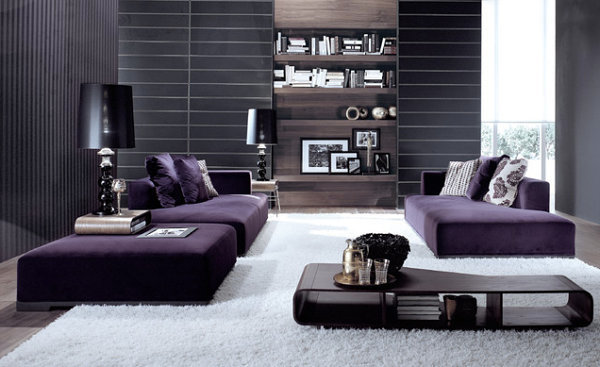 Ambience in Purple - The splendor of the violet interior
