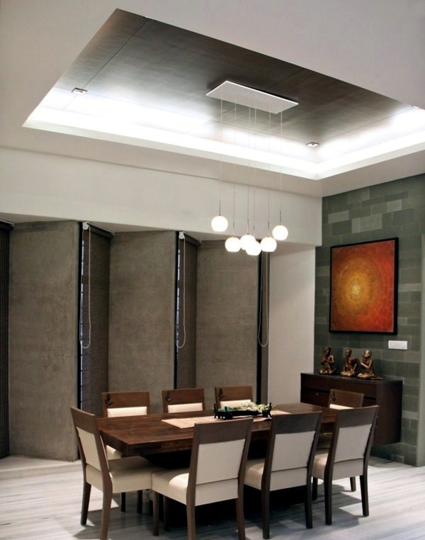 Modern house with natural stone walls and chic décor