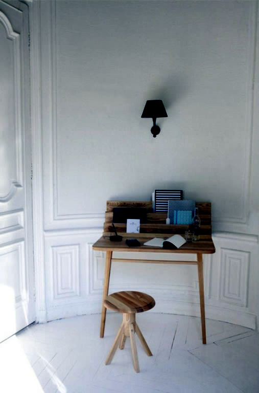 Modern twist on the traditional wall-console