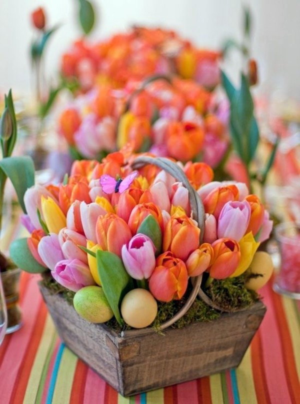 Make arrangements Easter itself - creative craft ideas for Easter