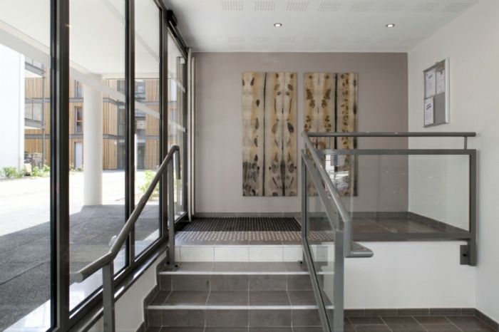 Modern living and sustainable building in a district in Lyon