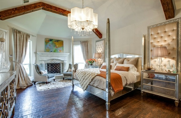 Schlafzimmermöbel - Bedroom furniture and bedside tables with mirror surface Schlafzimmermöbel - Bedroom furniture and bedside tables with mirror surface