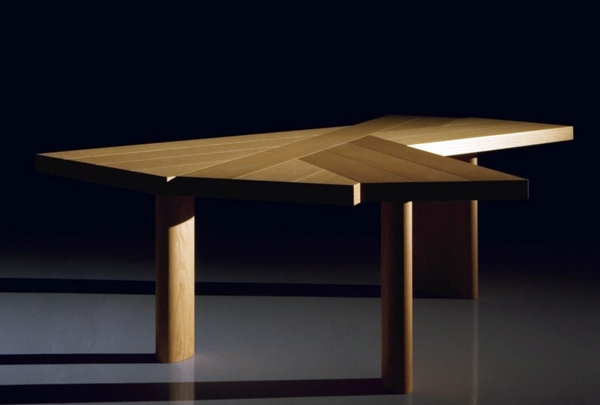 Original massive dining table - A outlives and timeless style of Charlotte Perriand