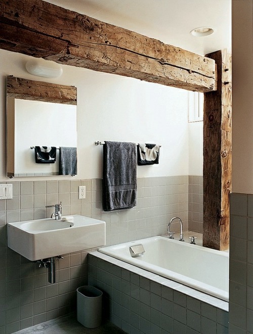 35 Rustic bathroom design ideas - Rural Barn Outfit
