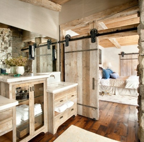 35 Rustic bathroom design ideas - Rural Barn Outfit