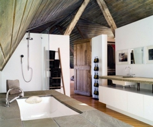 35 Rustic bathroom design ideas - Rural Barn Outfit
