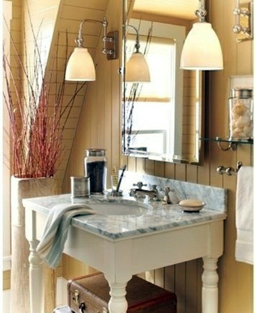 35 Rustic bathroom design ideas - Rural Barn Outfit