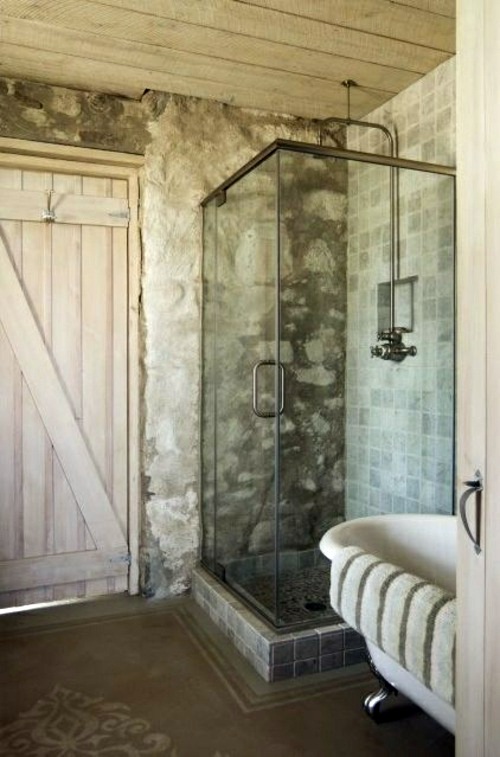 35 Rustic bathroom design ideas - Rural Barn Outfit
