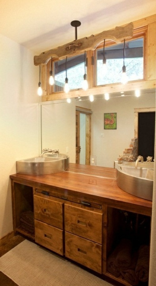 35 Rustic bathroom design ideas - Rural Barn Outfit