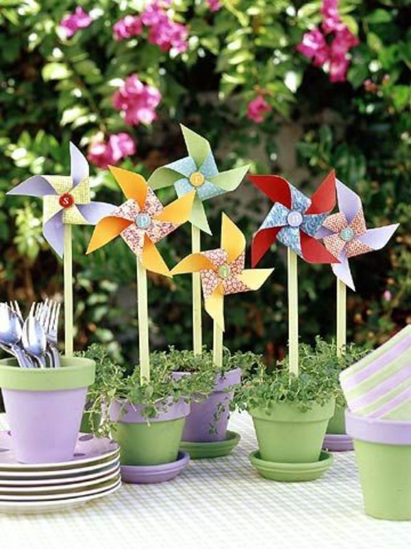 DIY Projects - Frühlingsdeko tinker with children