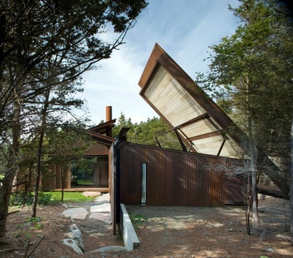 Contemporary house design - gorgeous residence on the island of Lopez, USA