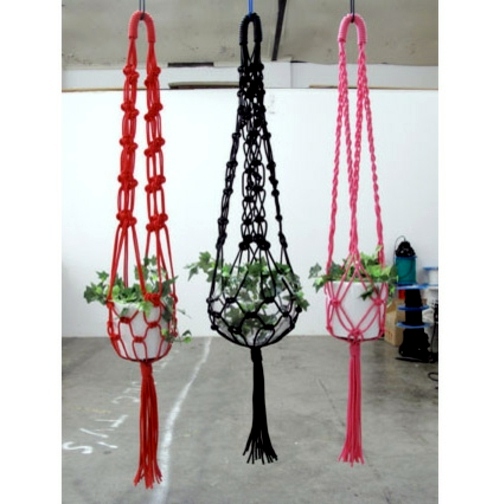 The craft in the style of the 1970's - the macrame decoration is making a comeback!