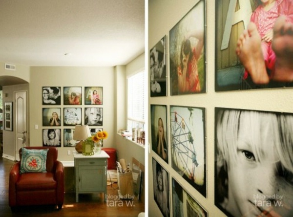Family photos idea - you show everything on your walls