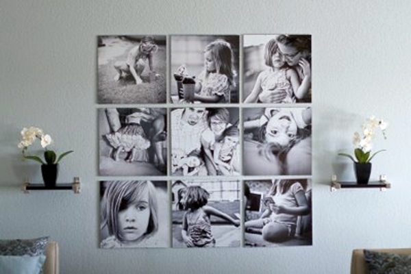Family photos idea - you show everything on your walls
