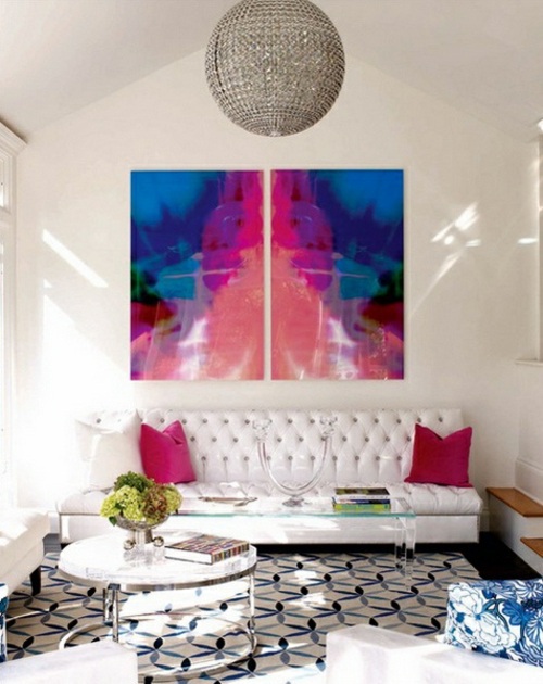 Glass ball chandelier decoration - 13 ideas for beautiful ambience