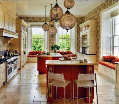 Glass ball chandelier decoration - 13 ideas for beautiful ambience