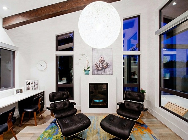 Large pendant lights in the dining room - modern pendant lamps