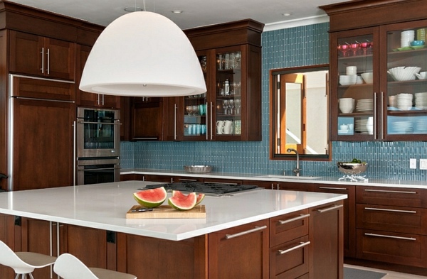 Large pendant lights in the dining room - modern pendant lamps