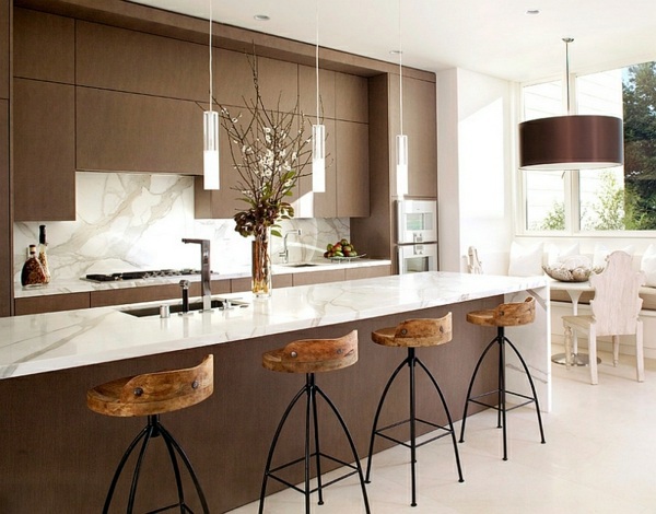 Large pendant lights in the dining room - modern pendant lamps