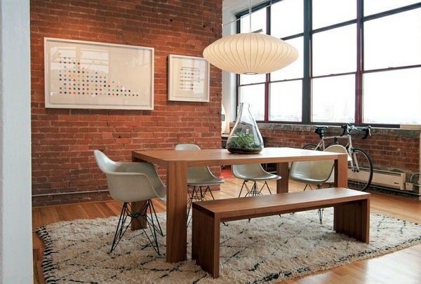 Large pendant lights in the dining room - modern pendant lamps