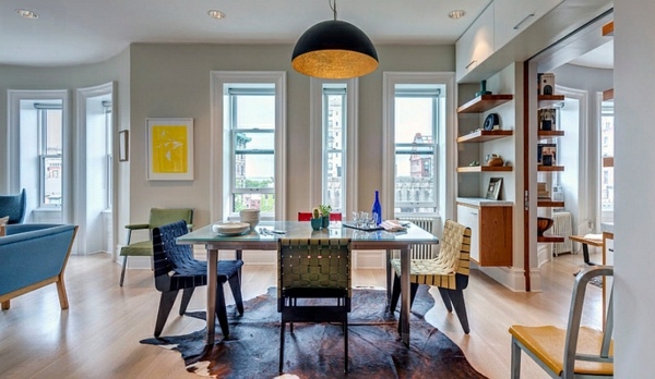Large pendant lights in the dining room - modern pendant lamps