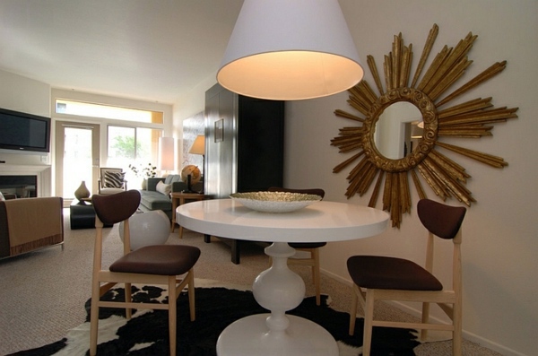 Large pendant lights in the dining room - modern pendant lamps