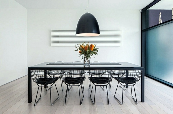 Large pendant lights in the dining room - modern pendant lamps