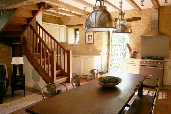 Large pendant lights in the dining room - modern pendant lamps