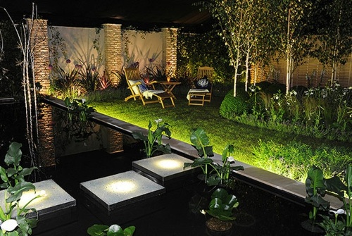 Cool garden lighting - you brighten your cozy outdoor room