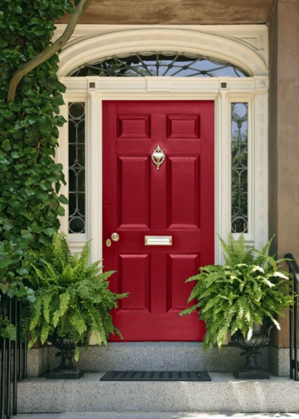 House paint - would be a red house facade something for ...