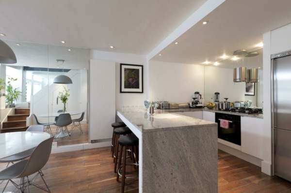 Countertop with concrete look - kitchen countertops made of concrete - advantages and disadvantages