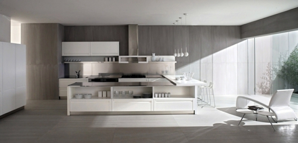 Countertop with concrete look - kitchen countertops made of concrete - advantages and disadvantages